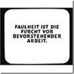 faulheit